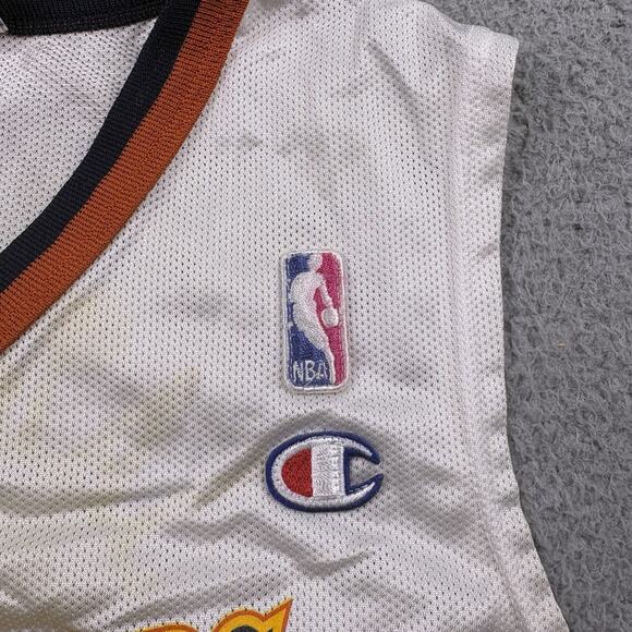 VTG Golden State Warriors Jersey Youth Large Antawn Jamison #33 NBA Champion - Picture 6 of 16